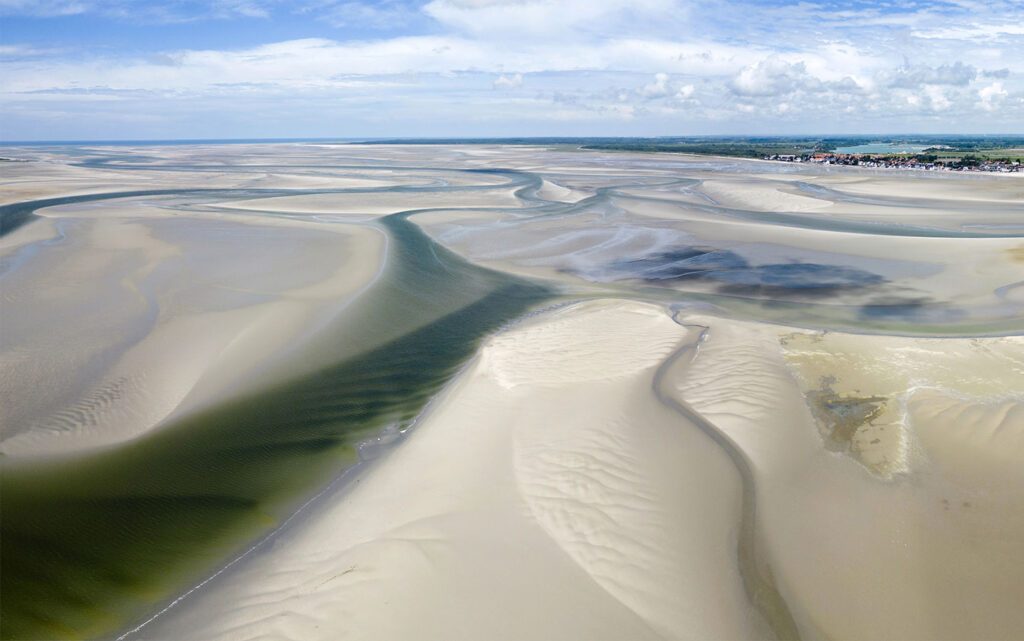 Blog Camping les 3 Sablières - La Baie de Somme vue du ciel