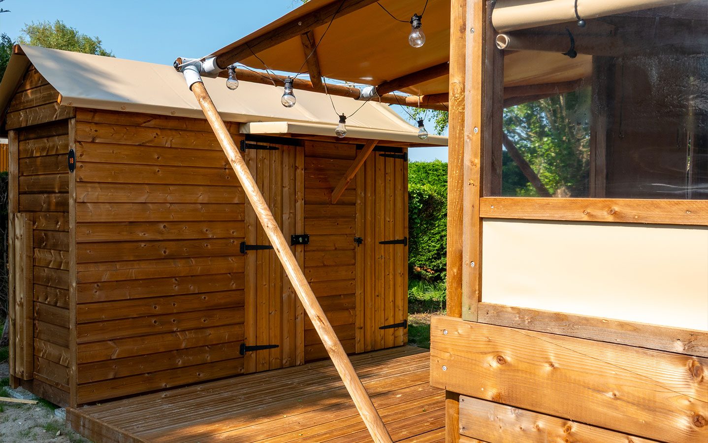 Bivouac Premium avec sanitaires individuels en Baie de Somme