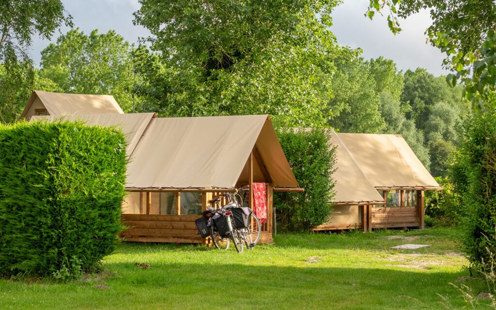 Hébergements insolites Baie de Somme : Tente étape Camping les 3 Sablières